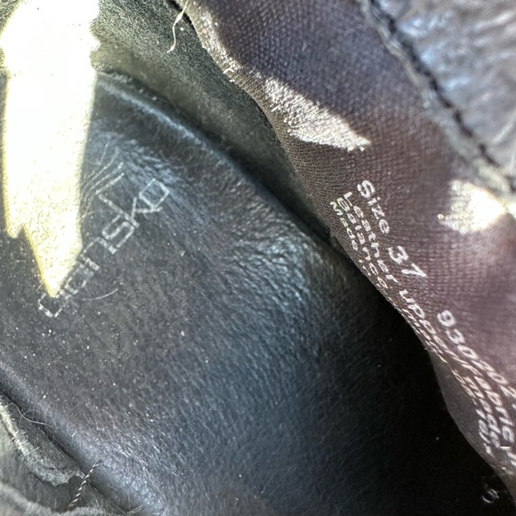 Dansko Women’s Maria Low Heel Comfort Boots Black Leather Sz 37 (7) 2” heel. - Picture 5 of 6